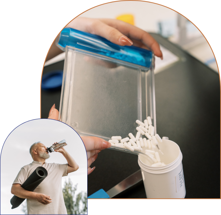 depressed male and group of male friends