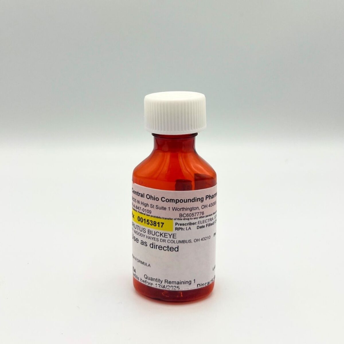 CRDP原液1g Diphenhydramine Soln / Lidocaine Visc / Antacid Reg / Nystatin