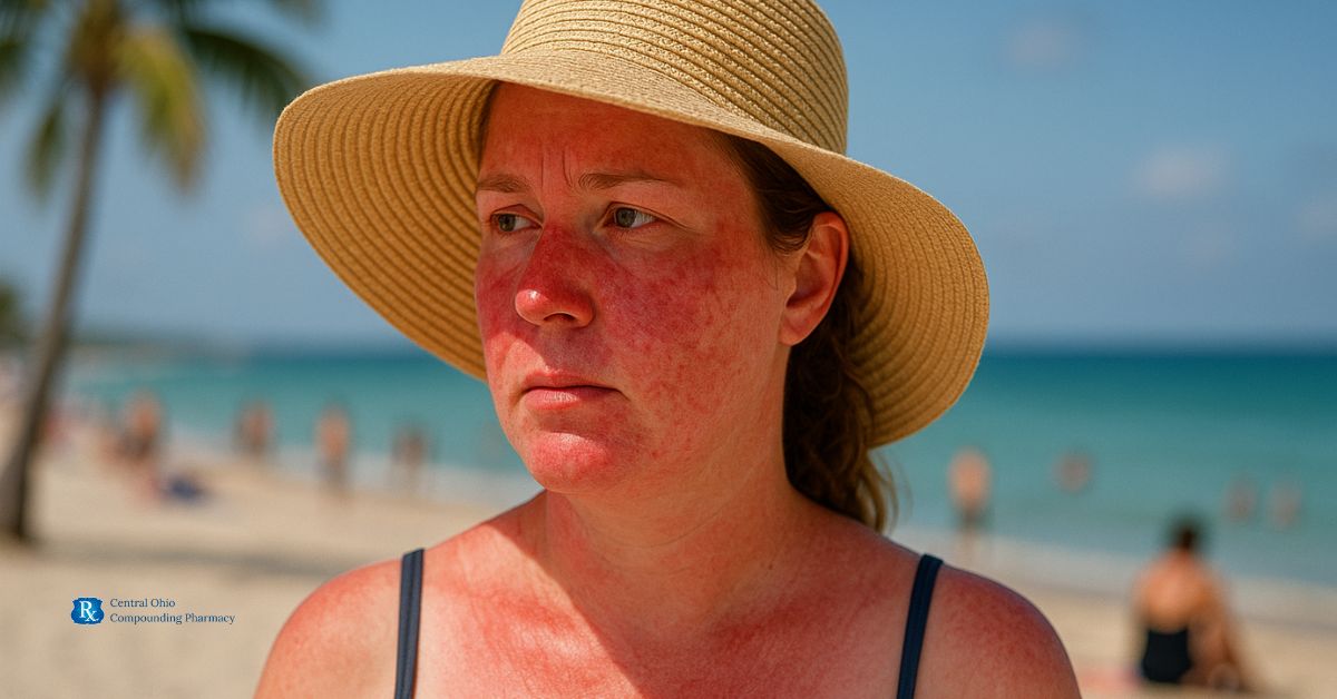 Ohio Summer Skin Flare-Ups: Addressing Eczema, Rosacea, Sunburn, & Anti-Aging Concerns with Compounded Topical Medications