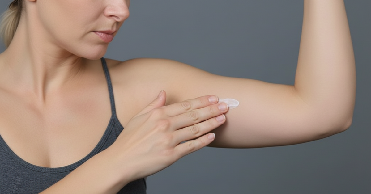 COCP BHRT rx cream Application Guide - Where to apply prescription testosterone progesterone compounded hormone cream